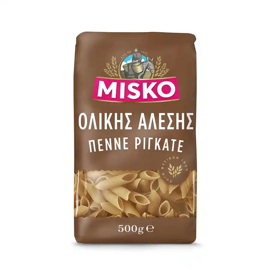 Misko Πέννε Ριγκάτε Ολικής Άλεσης 500γρ.