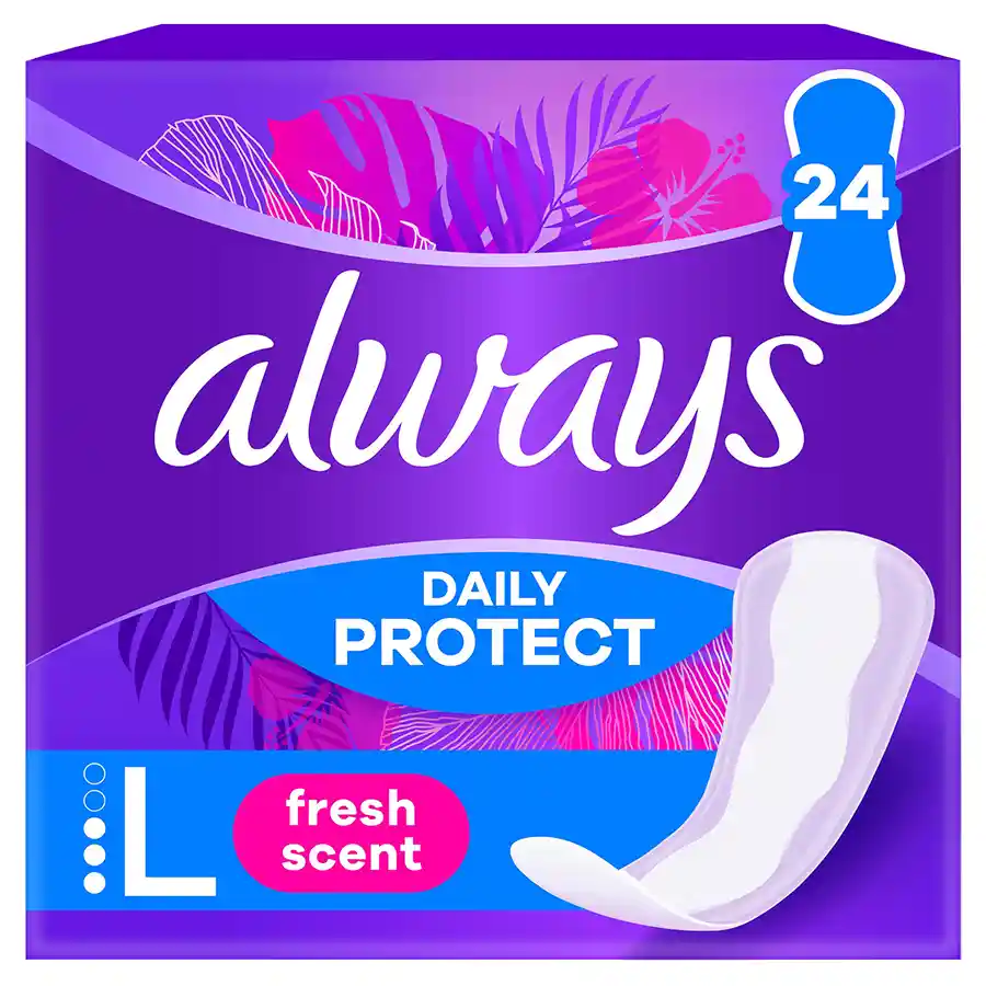Always Dailies Σερβιετάκια Extra Protect Large Fresh 24τεμ.