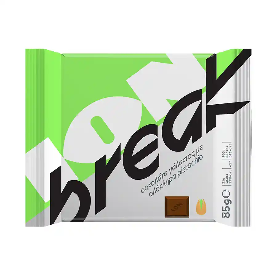 Ίον Break Σοκολάτα Pistachio 85γρ.