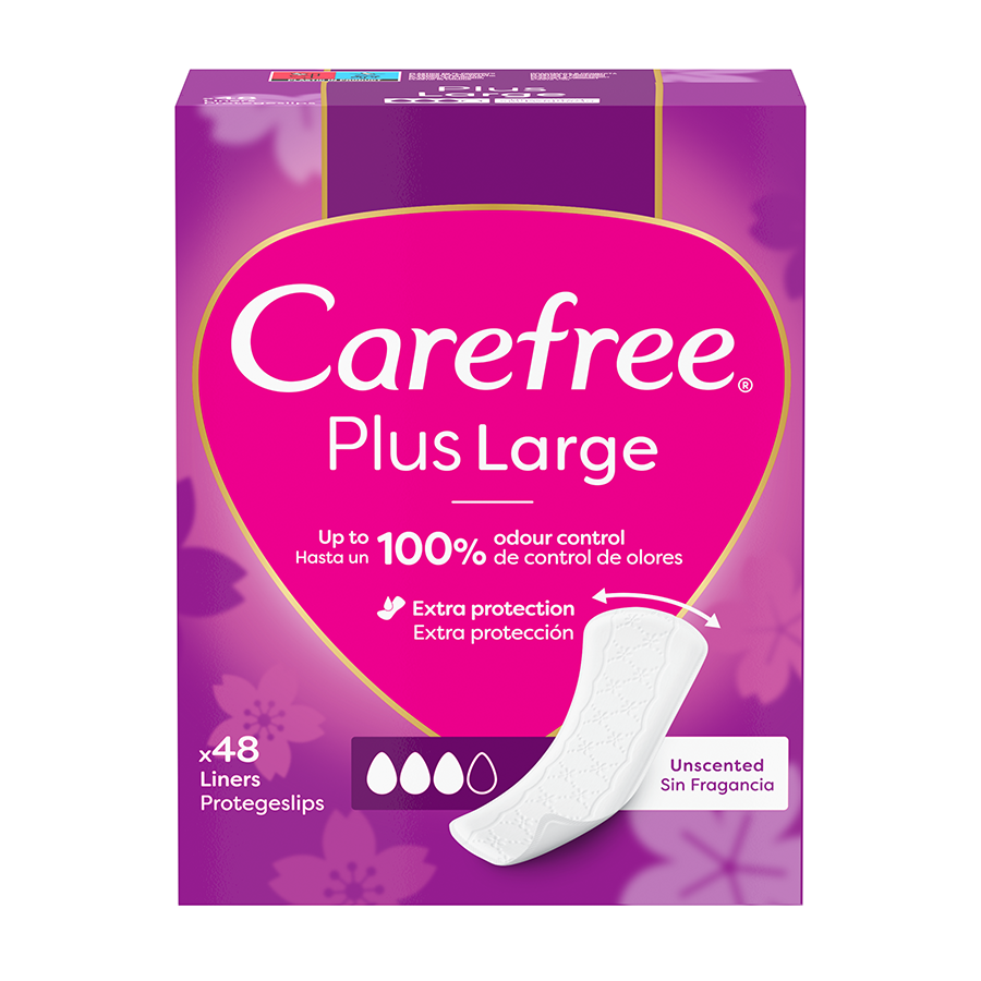Carefree Σερβιετάκια Plus Large 48τεμ.