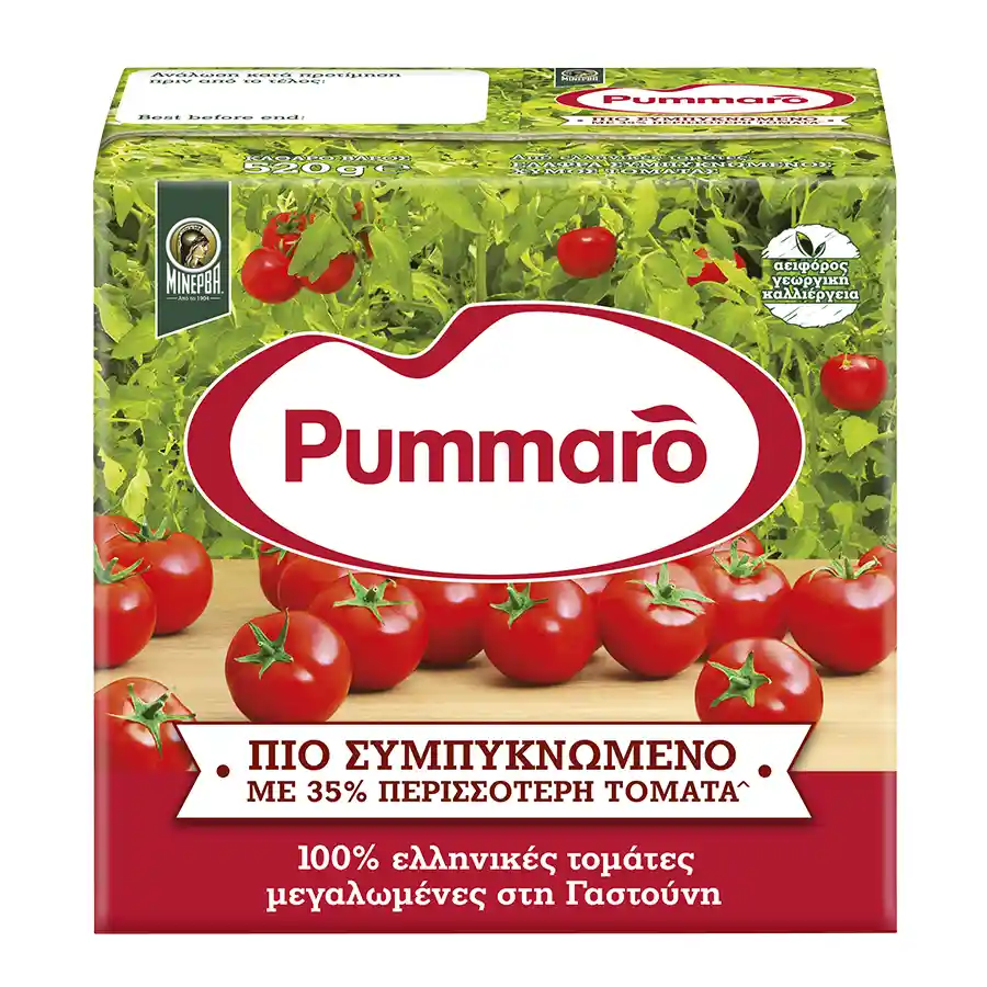 Pummaro Passata Τοματοχυμός Πιο Συμπυκνωμένος 520γρ.