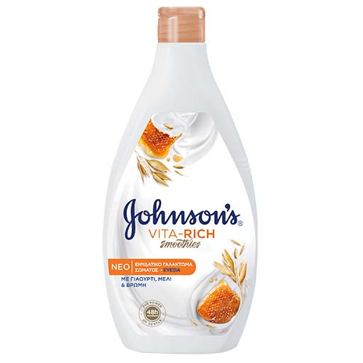 Johnson's Γαλάκτωμα Σώματος Vita-Rich Γιαούρτι Μέλι & Βρώμη 400ml.