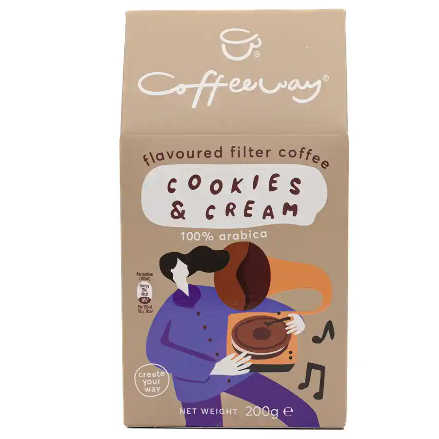 Coffeeway Καφές Φίλτρου Cookies & Cream 200γρ.