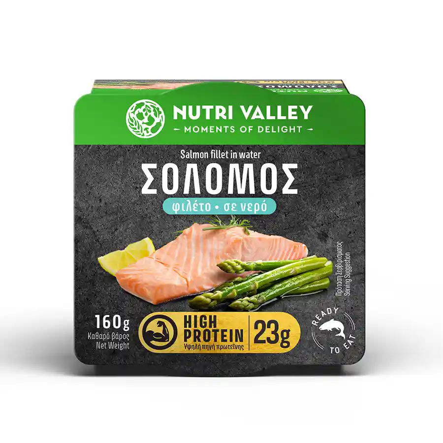 Nutri Valley Σολομός Φιλέτο Σε Νερό 160γρ.