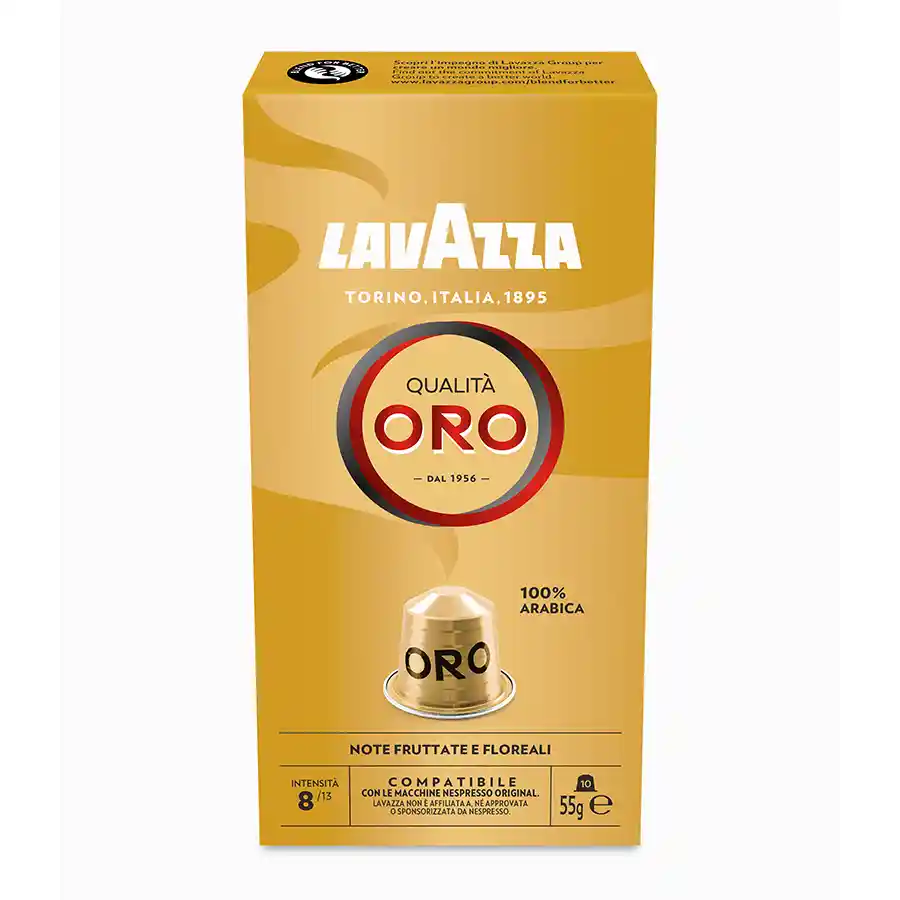 Lavazza Qualita Oro Καφές Espresso Σε Κάψουλες 10τεμ. 55γρ.