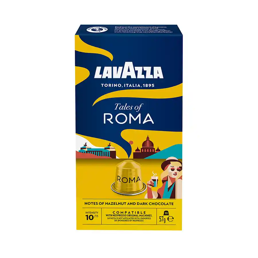 Lavazza Nespresso Καφές Espresso Tales Of Roma Σε Κάψουλες 10τεμ. 57γρ.