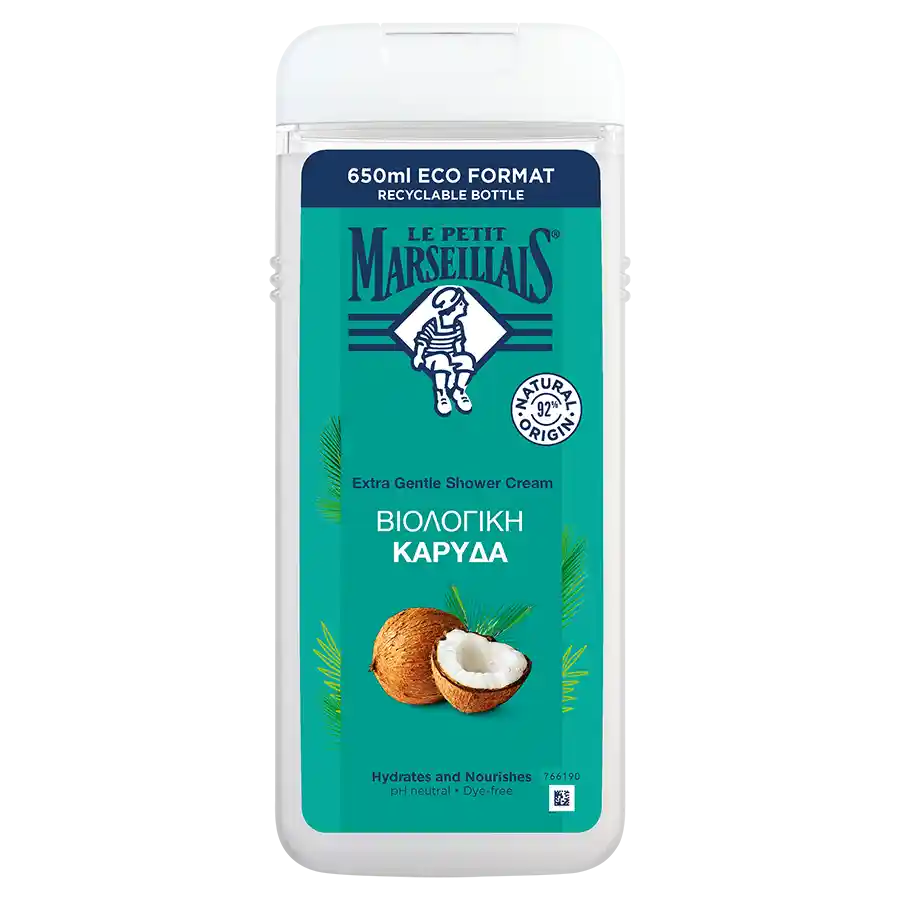 Le Petit Marseillais Αφρόλουτρο Καρύδα 650ml.