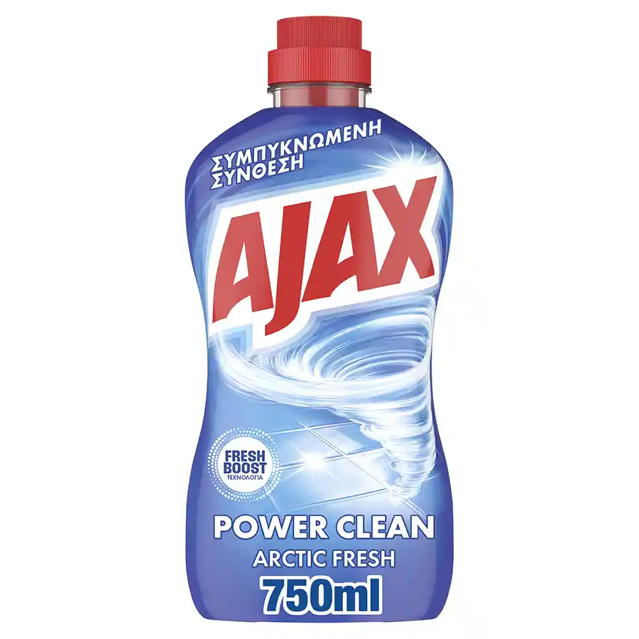 Ajax Power Clean Υγρό Καθαρισμού Arctic Fresh 750ml.