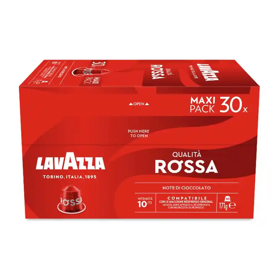 Lavazza Qualita Rossa Καφές Espresso Σε Κάψουλες 30τεμ. 171γρ.