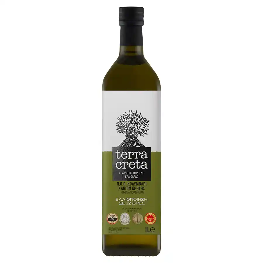 Terra Creta Ελαιόλαδο Εξαιρετικό Παρθένο Κολυμβαρίου ΠΟΠ 1lt.