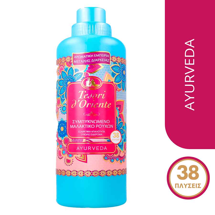 Tesori D'Oriente Συμπυκνωμένο Μαλακτικό Ρούχων Ayurveda 38mez. 760ml.