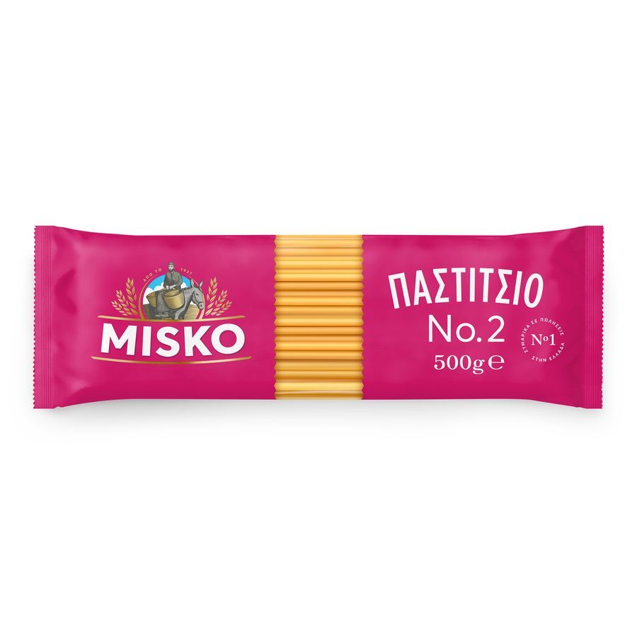 Misko Μακαρόνια Για Παστίτσιο Νo2 500γρ.