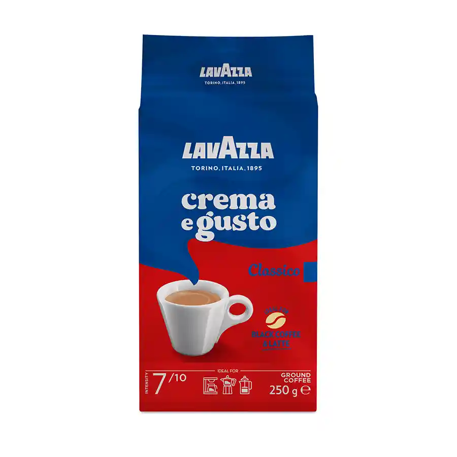 Lavazza Crema E Gusto Καφές Espresso Classico Αλεσμένος 250γρ.
