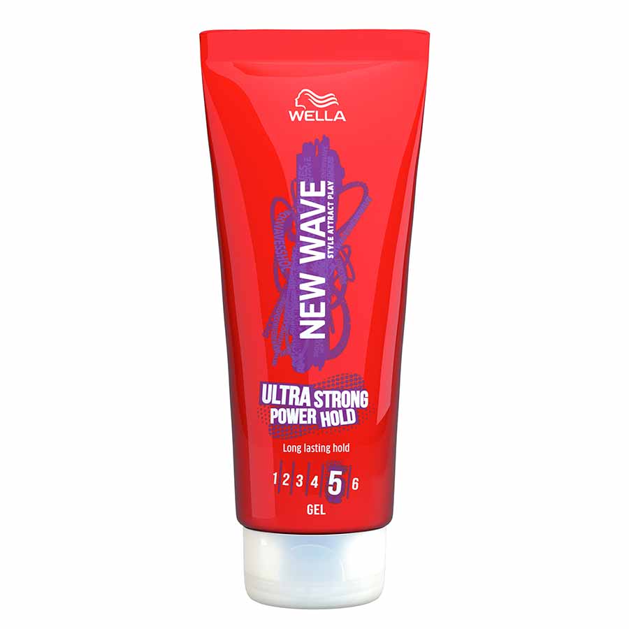 Wella New Wave Gel Ultra Strong Power Hold No5 200ml.
