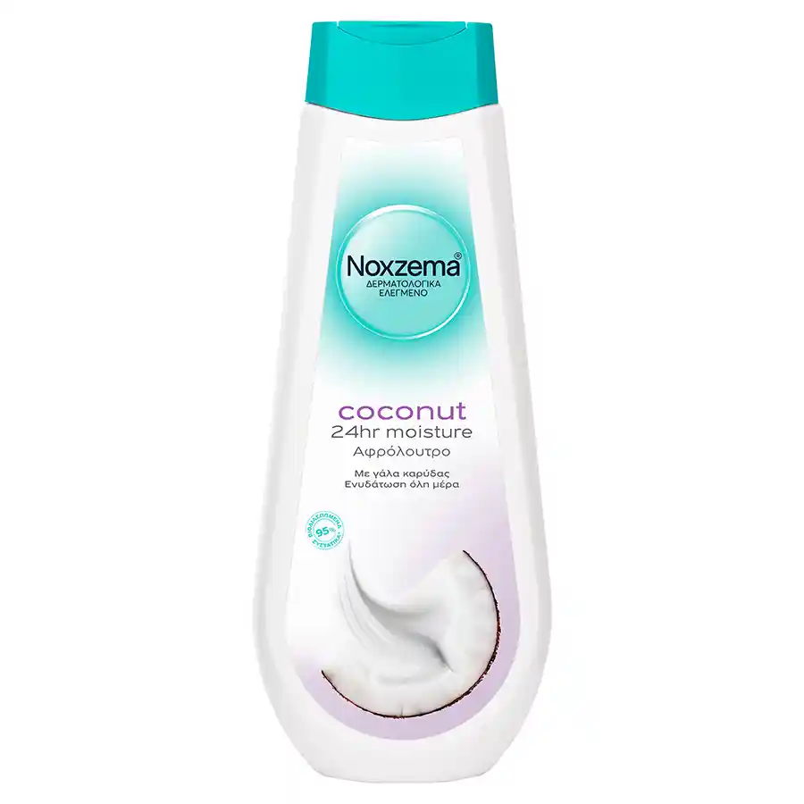 Noxzema Αφρόλουτρο Coconut 24H Moisture 750ml.