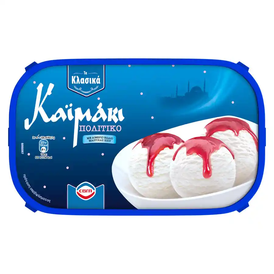 Έβγα Παγωτό Οικογενειακό Καϊμάκι 570γρ./900ml.