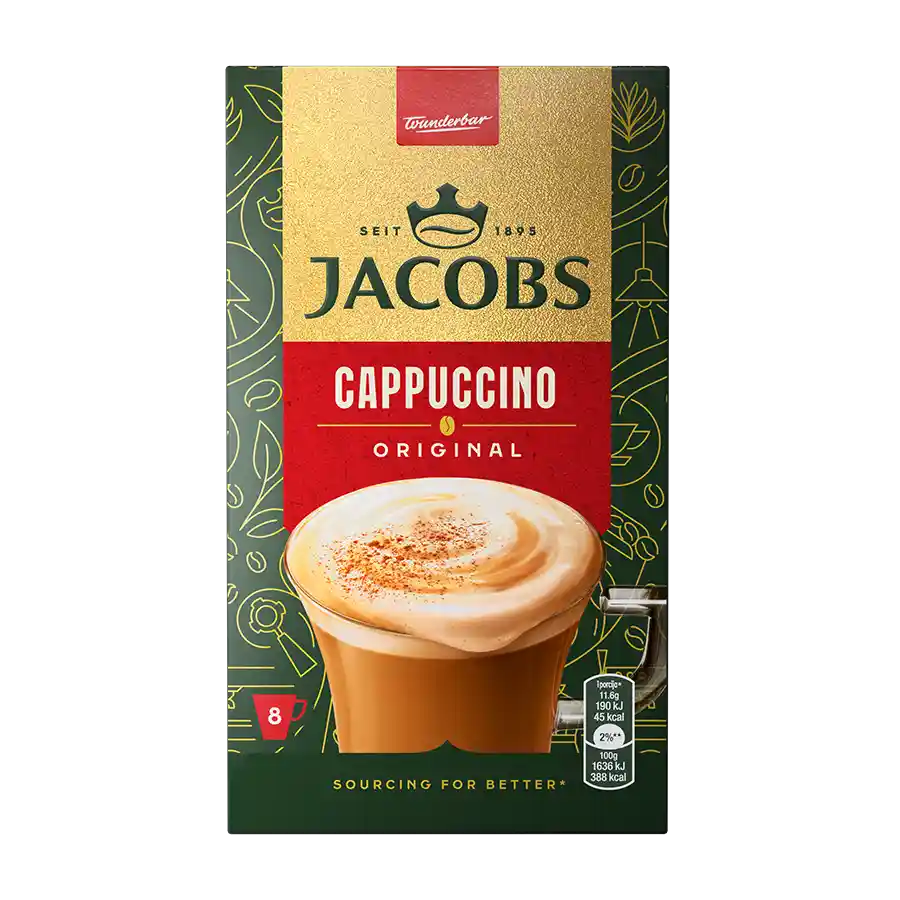 Jacobs Καφές Cappuccino Original 8x11,6γρ.