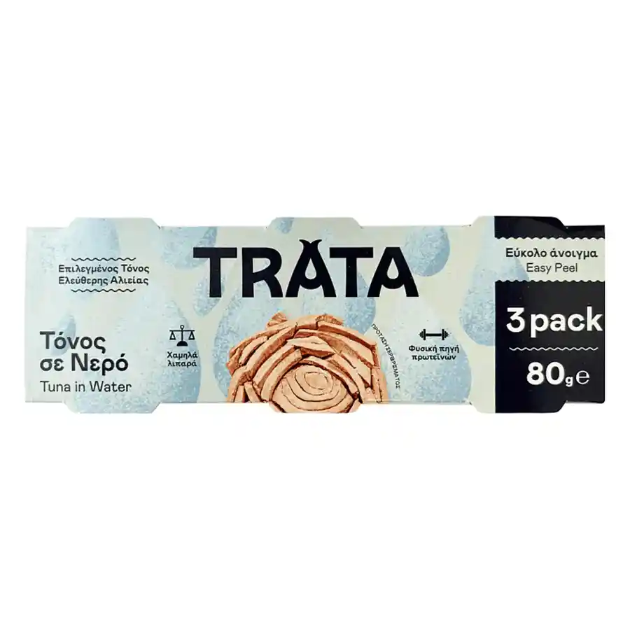 Trata Τόνος Σε Νερό 3x80γρ.