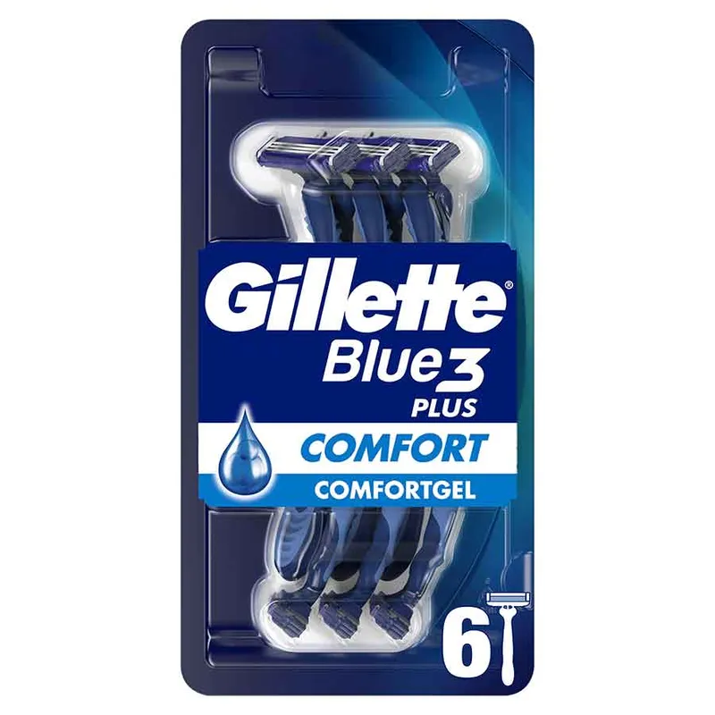 Gillette Blue3 Plus Comfort Ξυραφάκια Μιας Χρήσης 6τεμ.