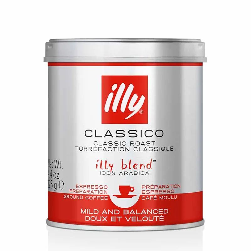 Illy Καφές Espresso Classico Αλεσμένος 125γρ.