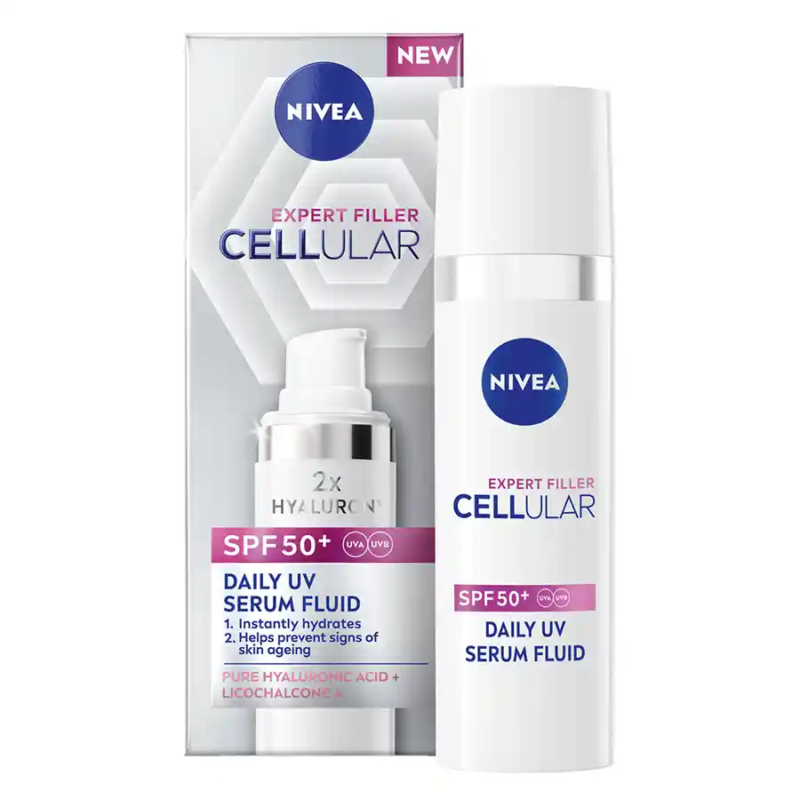 Nivea Face Cellular Filler Expert Λεπτόρευστος Ορός Ημέρας UV SPF50 30ml.