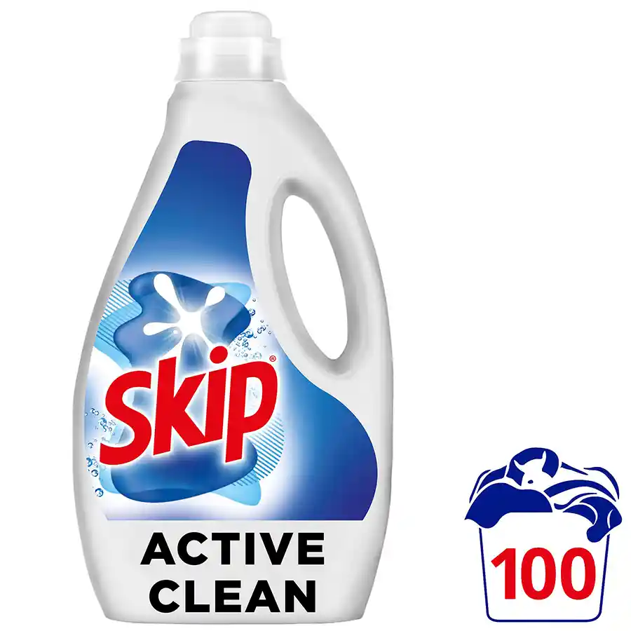 Skip Υγρό Απορρυπαντικό Πλυντηρίου Ρούχων Active Clean 100mez. 4,5lt.