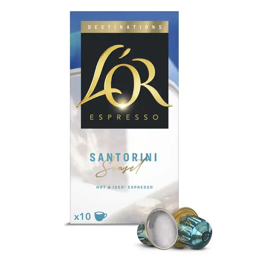 Lor Καφές Espresso Destinations Santorini Σε Κάψουλες 10τεμ. 52γρ.