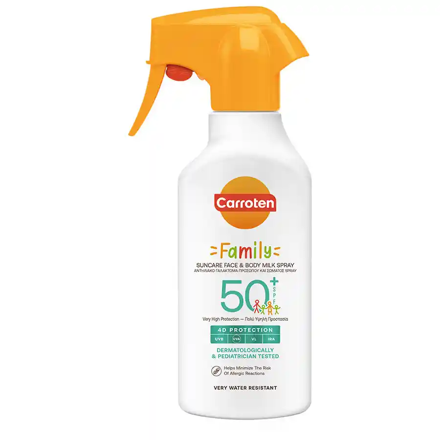 Carroten Family Αντηλιακό Γαλάκτωμα Face & Body SPF50+ 270ml.