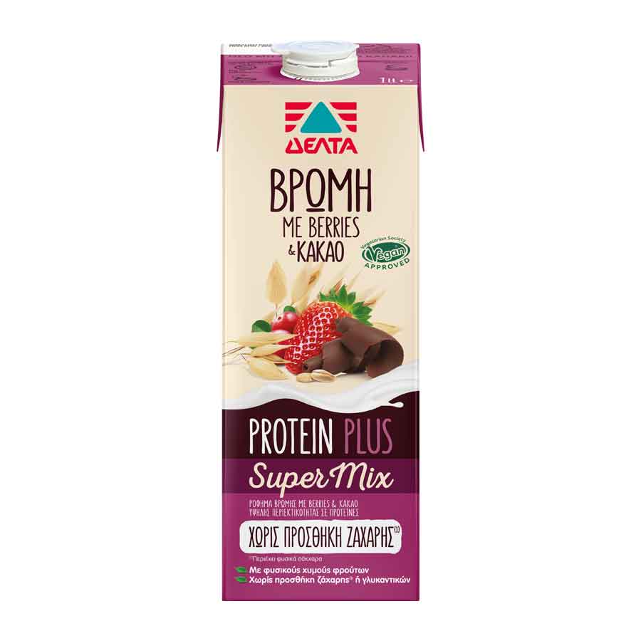 Δέλτα Ρόφημα Φυτικό Με Βρώμη & Choco Berries 1lt.