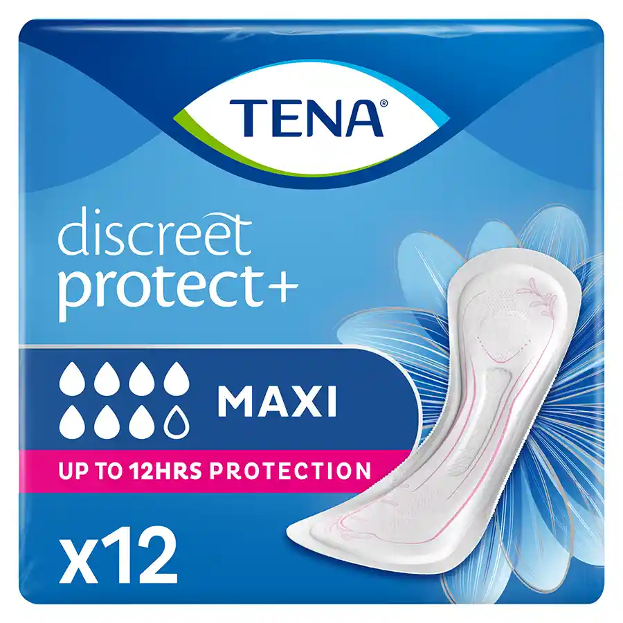 Tena Discreet Σερβιέτες Ακράτειας Maxi 12τεμ.