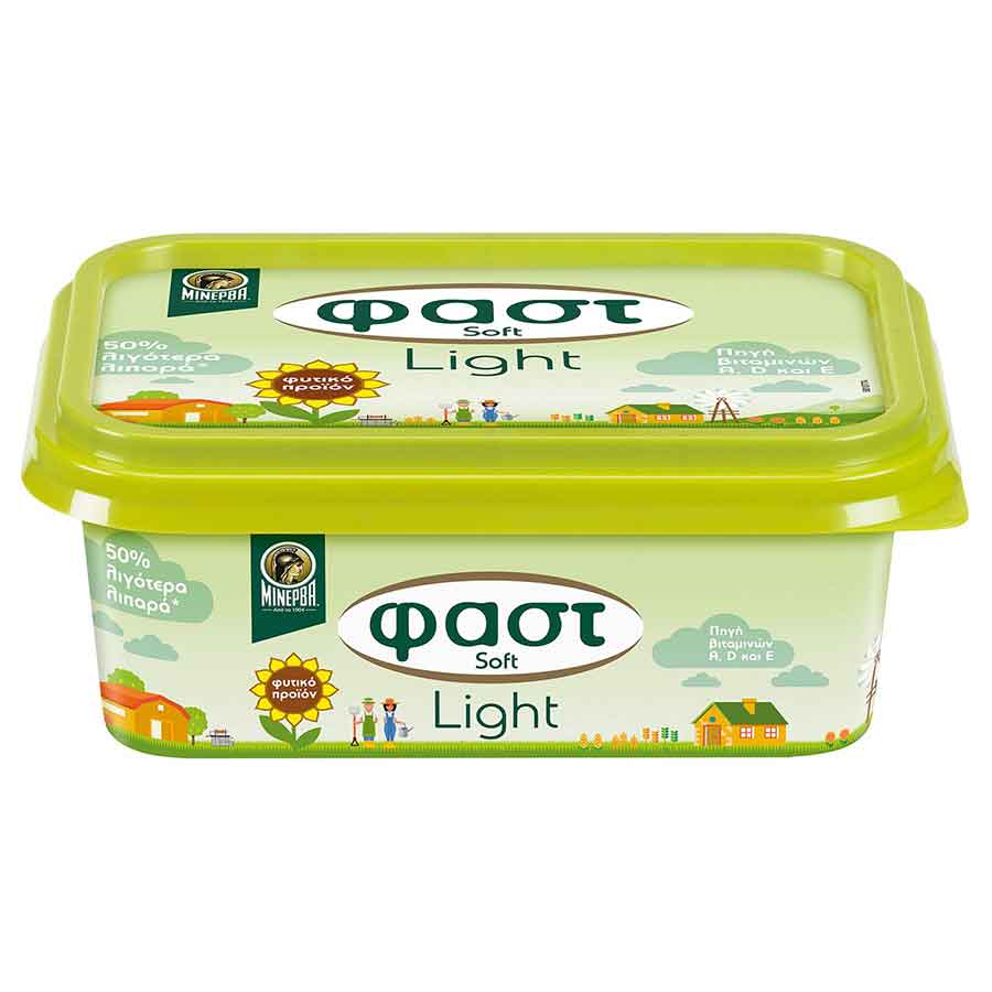 Μινέρβα Φαστ Soft Μαργαρίνη Light 220γρ.