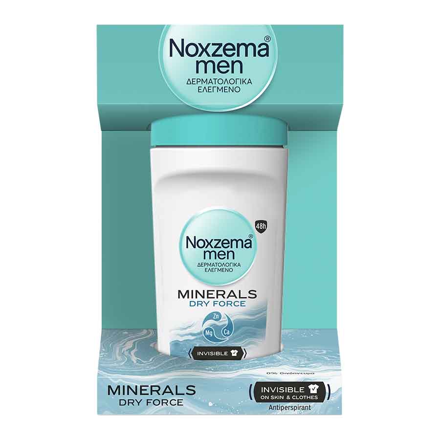 Noxzema Men Αποσμητικό Roll-On Mineral Dry Force 50ml.