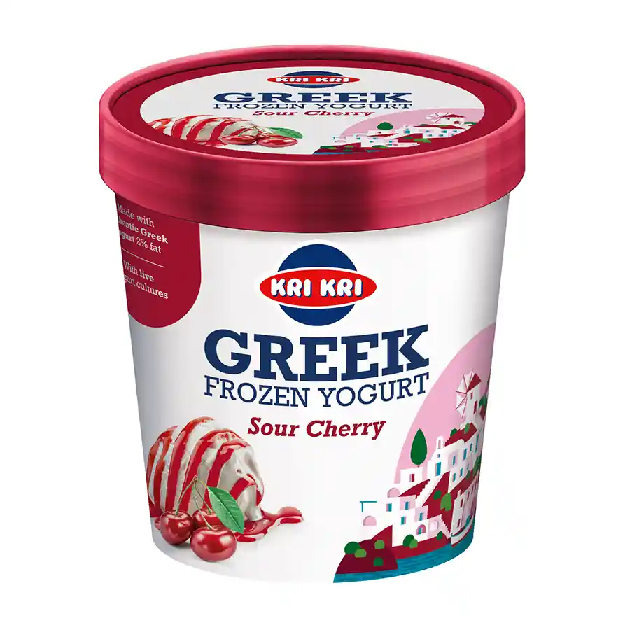 Κρι Κρι Frozen Yogurt Παγωτό Αγριοκέρασο 320γρ./450ml.