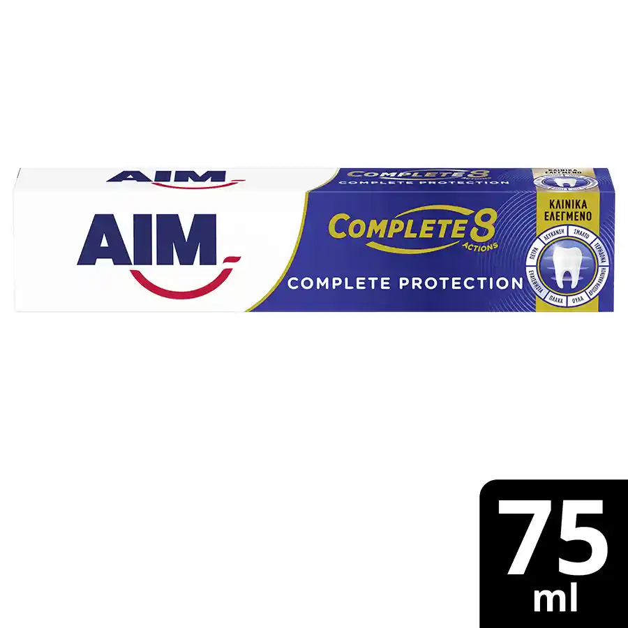 Aim Complete 8 Actions Οδοντόκρεμα Complete Protection 75ml.