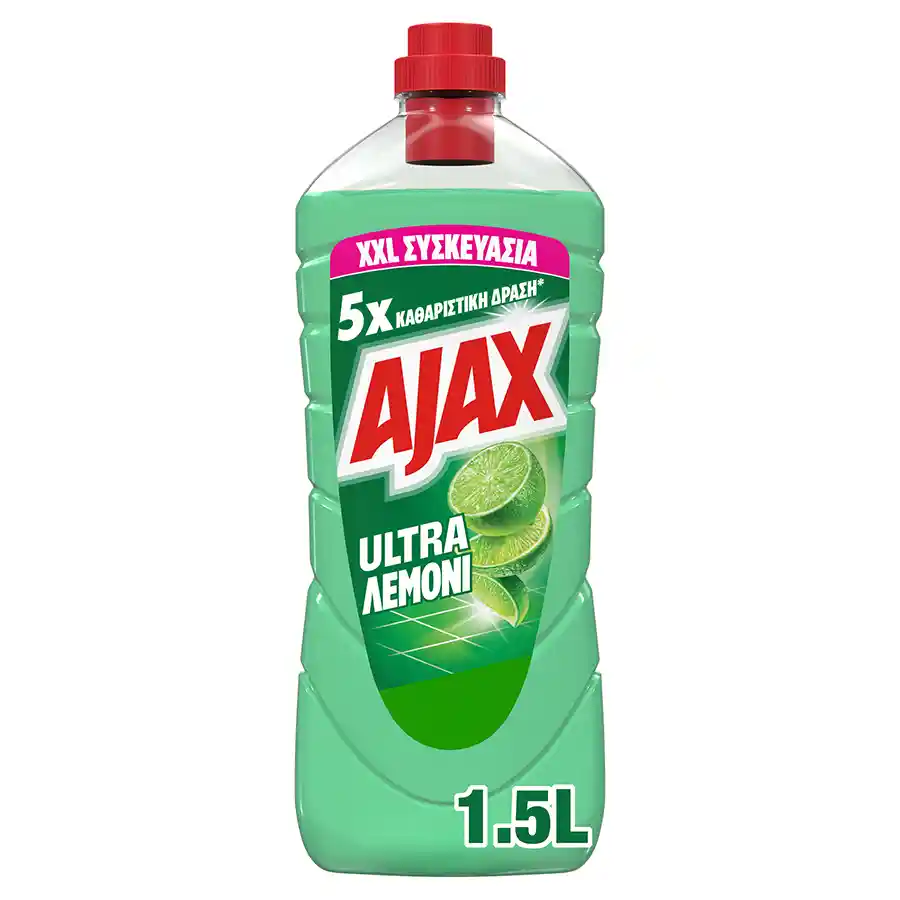 Ajax Ultra Υγρό Καθαριστικό Λεμόνι 1,5lt.