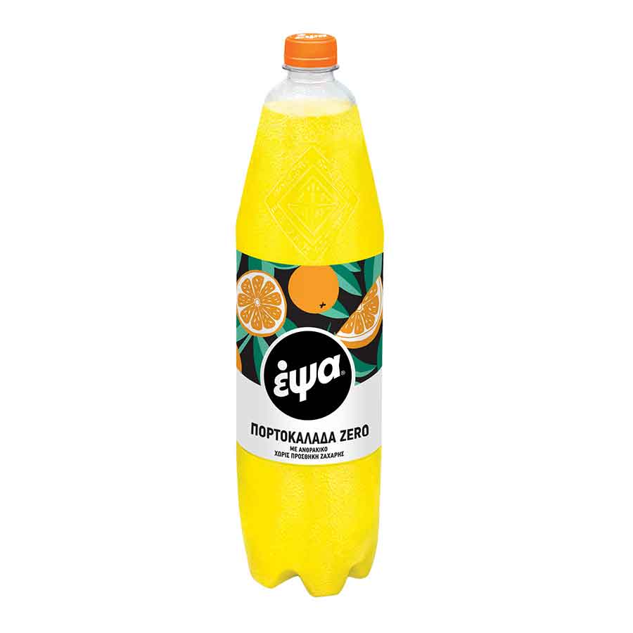 Έψα Πορτοκαλάδα Χωρίς Ζάχαρη 1,5lt.