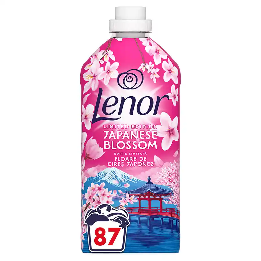 Lenor Συμπυκνωμένο Μαλακτικό Ρούχων Άνθη Ιαπωνίας 87mez. 1,827lt.