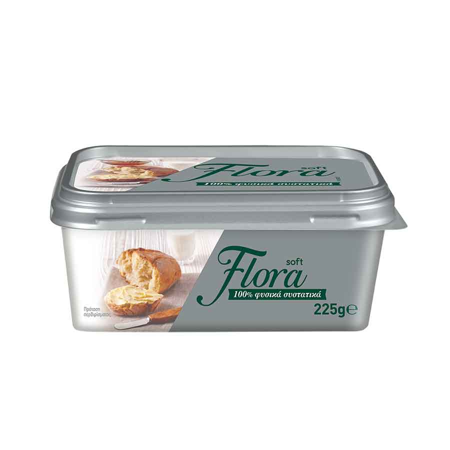 Flora Soft Μαργαρίνη 225γρ.