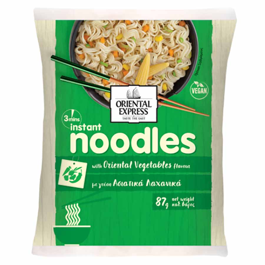 Oriental Express Noodles Ασιατικά Λαχανικά 3' 87γρ.