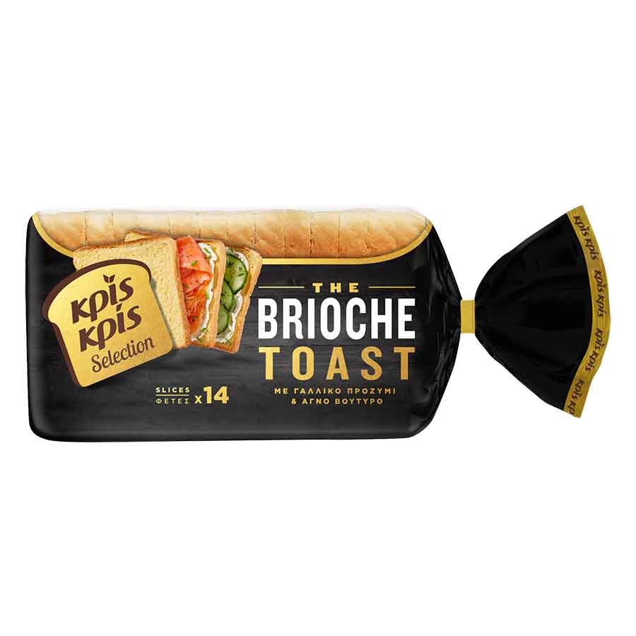 Κρις Κρις Selection Ψωμί Τοστ Brioche Σε Φέτες 350γρ.