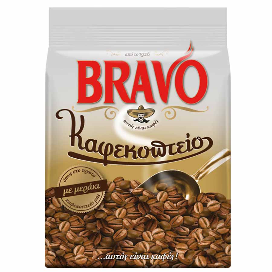 Bravo Καφές Ελληνικός Καφεκοπτείο 157γρ.