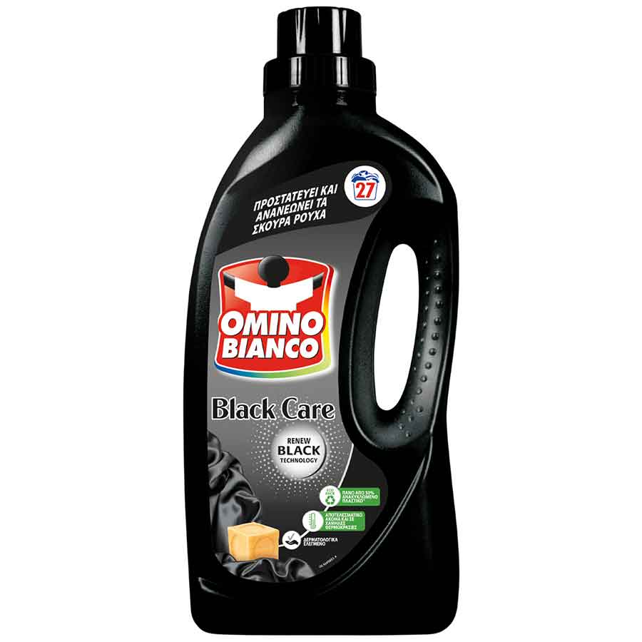 Omino Bianco Υγρό Απορρυπαντικό Πλυντηρίου Ρούχων Black Care 27mez. 1,485lt.