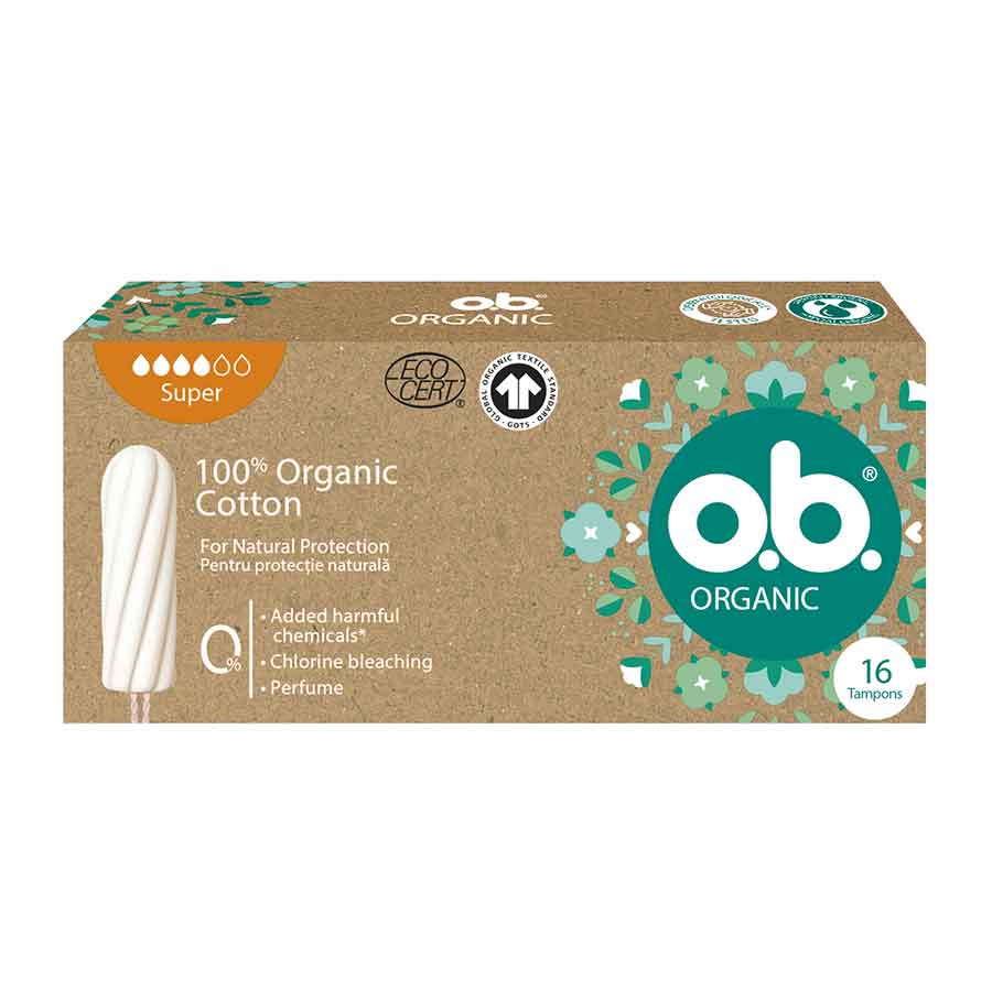 O.B. Organic Ταμπόν Super 16τεμ.
