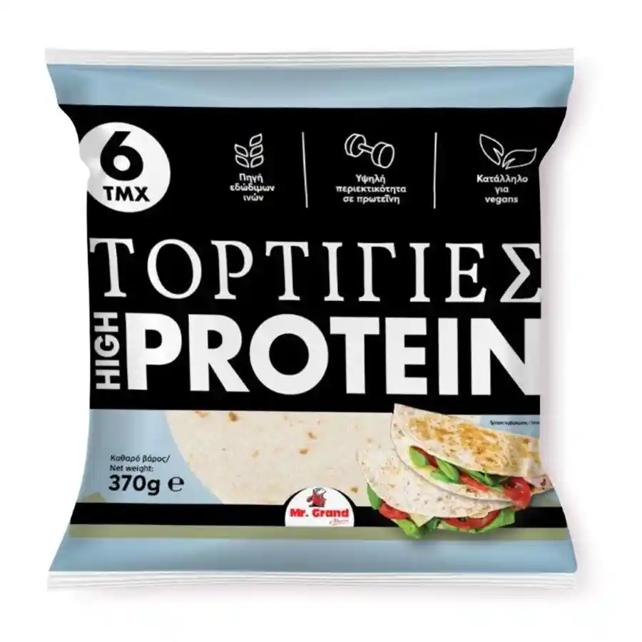 MrGrand Tortilla Wrap Protein 6τεμ. 370γρ.