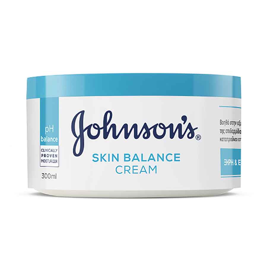 Johnson's Skin Balance Κρέμα Για Πρόσωπο & Σώμα 300ml.
