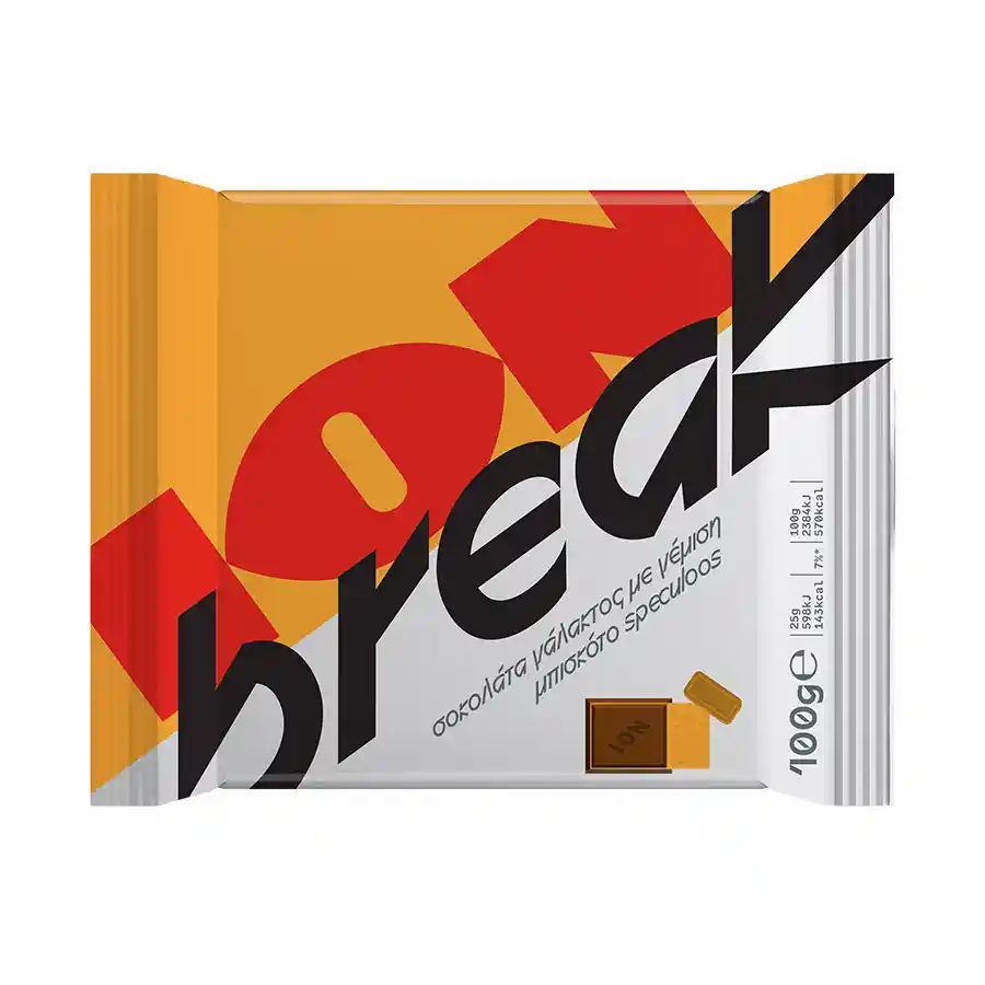 Ίον Break Σοκολάτα Κρέμα Μπισκότου Speculoos 100γρ.