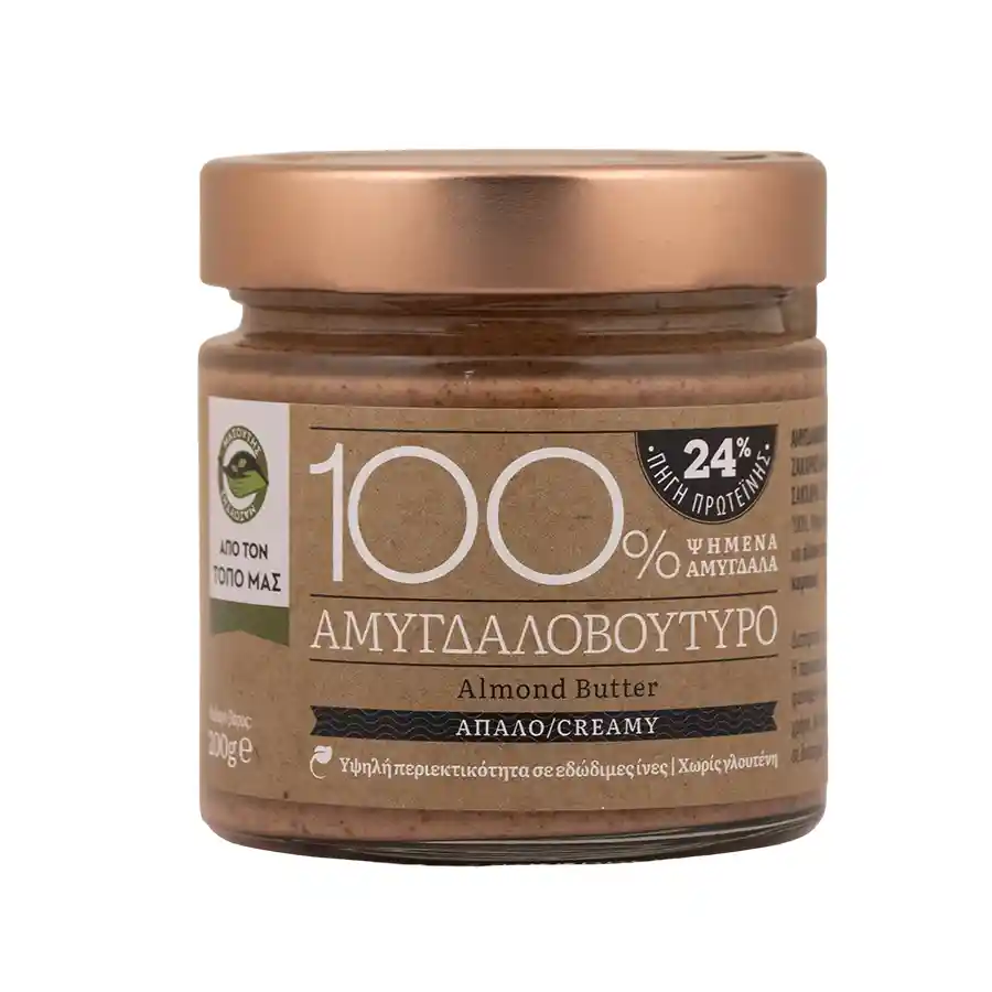 Μασούτης Από Τον Τόπο Μας Αμυγδαλοβούτυρο 100% Απαλό 200γρ.