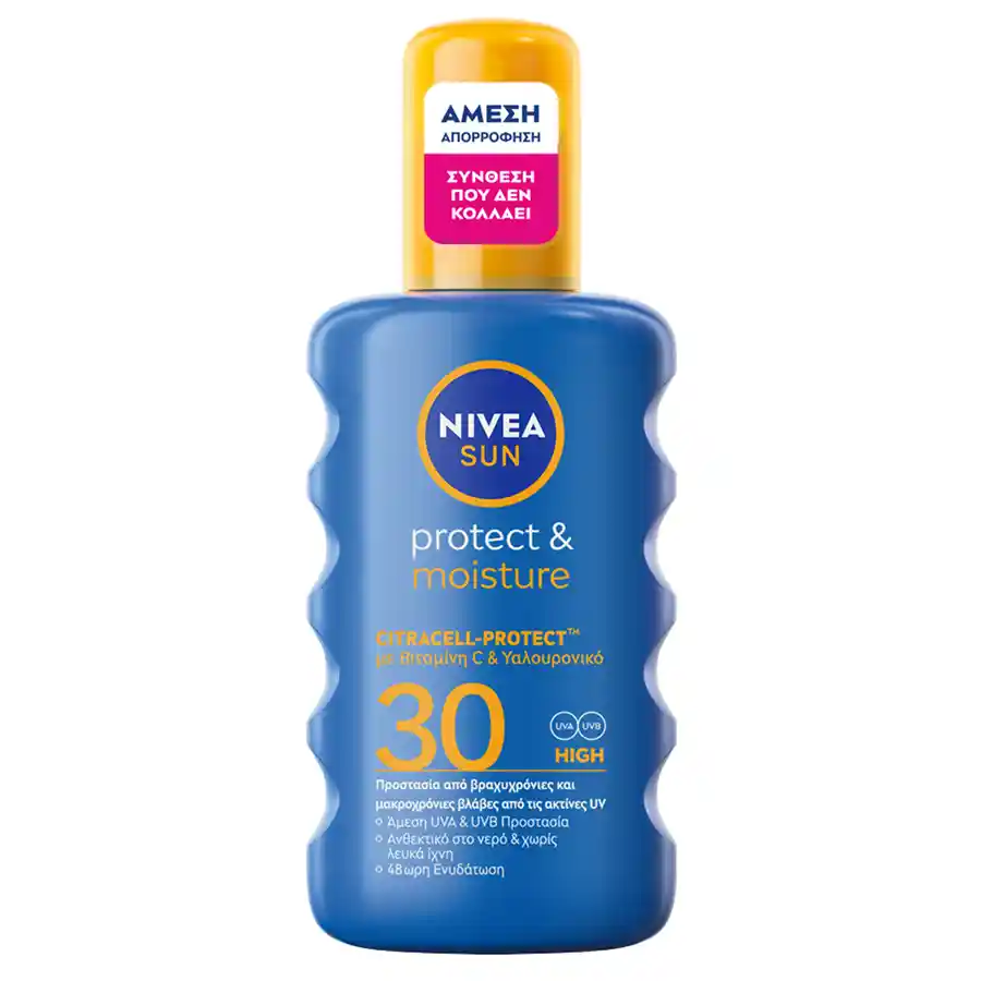 Nivea Sun Αντηλιακό Protect & Moisture Σπρέι SPF30 200ml.