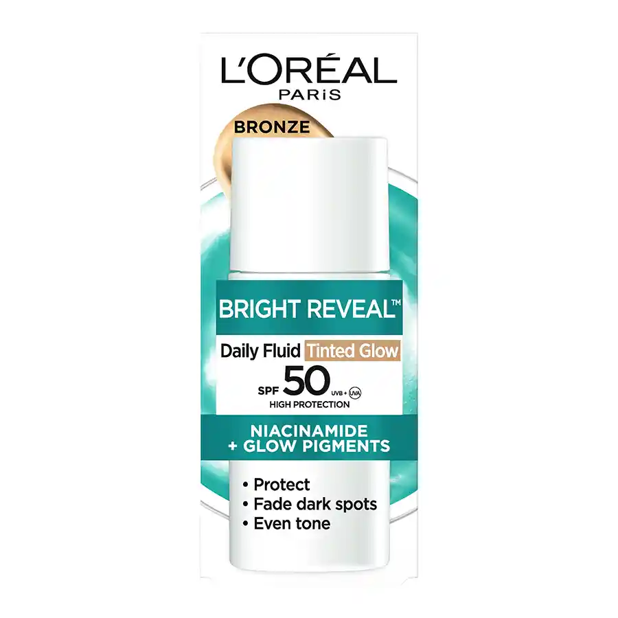 L'oreal Paris Dermo Expert Bright Reveal Κρέμα Προσώπου UV Medium Bronze 50ml.
