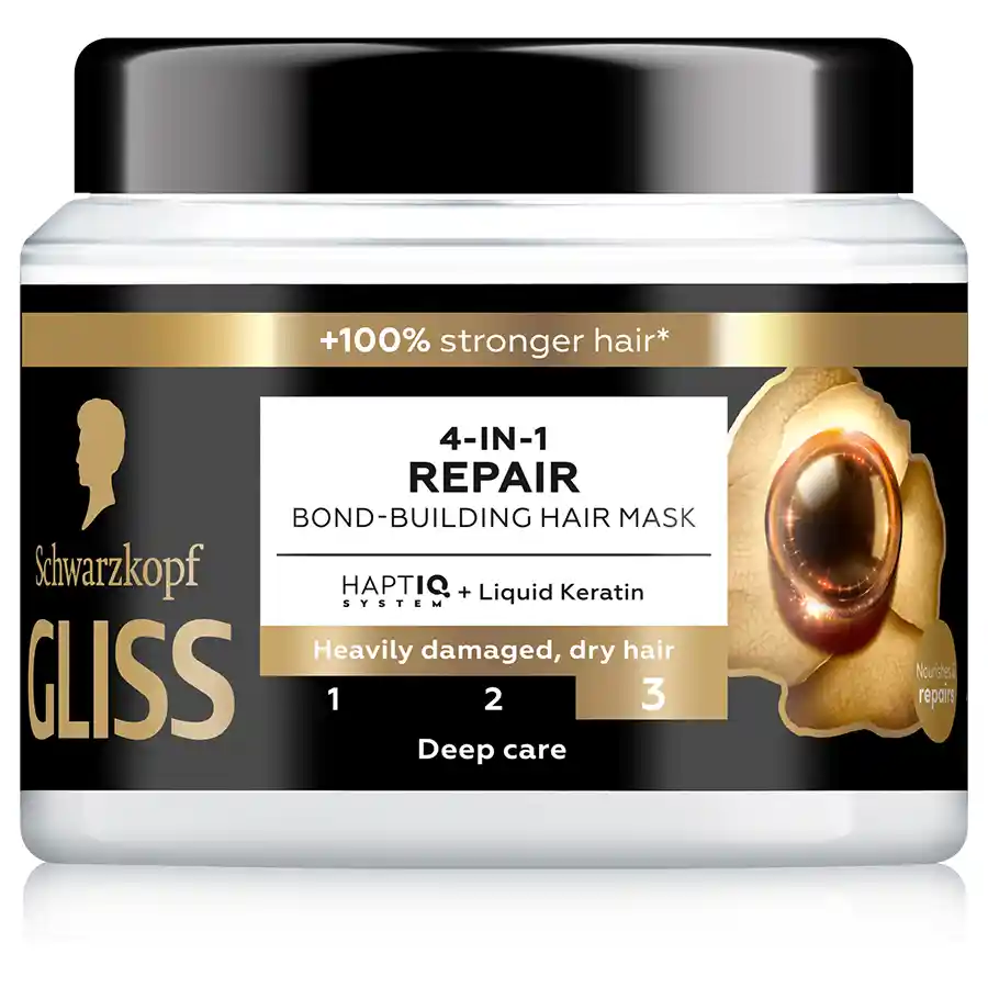 Schwarzkopf Gliss Bond Μάσκα Μαλλιών Building Repair 4σε1 400ml.